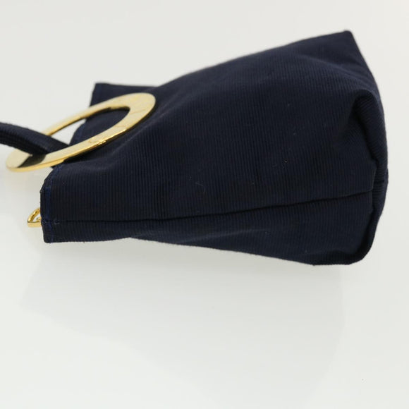 CELINE Circle Pouch Navy Auth am3209