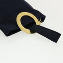 CELINE Circle Pouch Navy Auth am3209-5