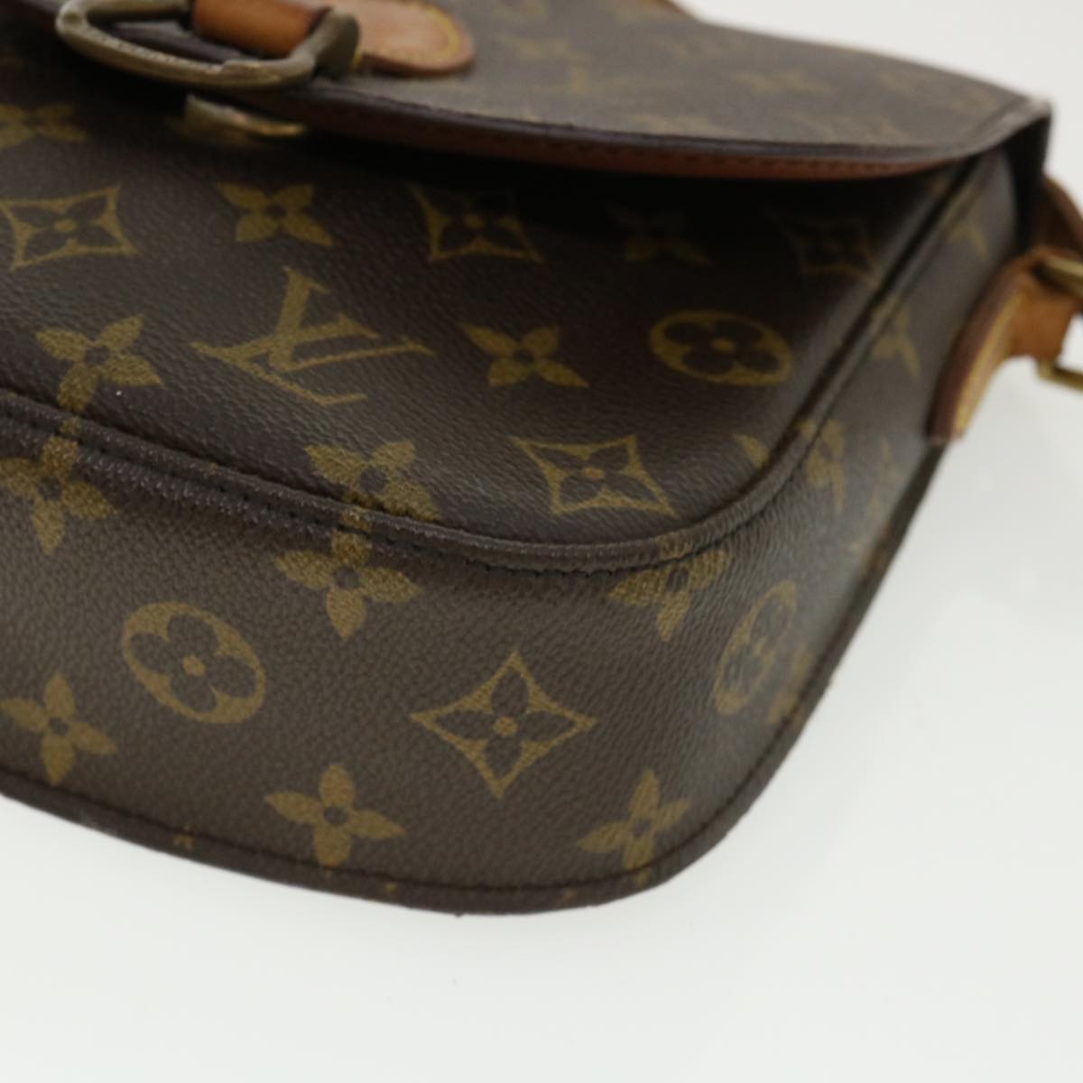 LOUIS VUITTON Monogram Saint Cloud MM Shoulder Bag M51243 LV Auth am3221