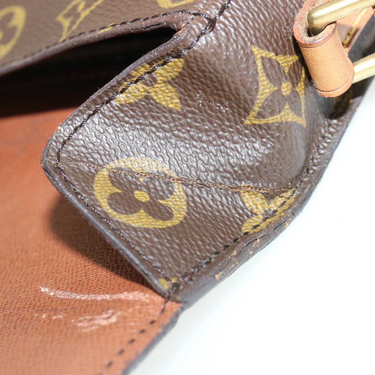 LOUIS VUITTON Monogram Saint Cloud MM Shoulder Bag M51243 LV Auth am3221