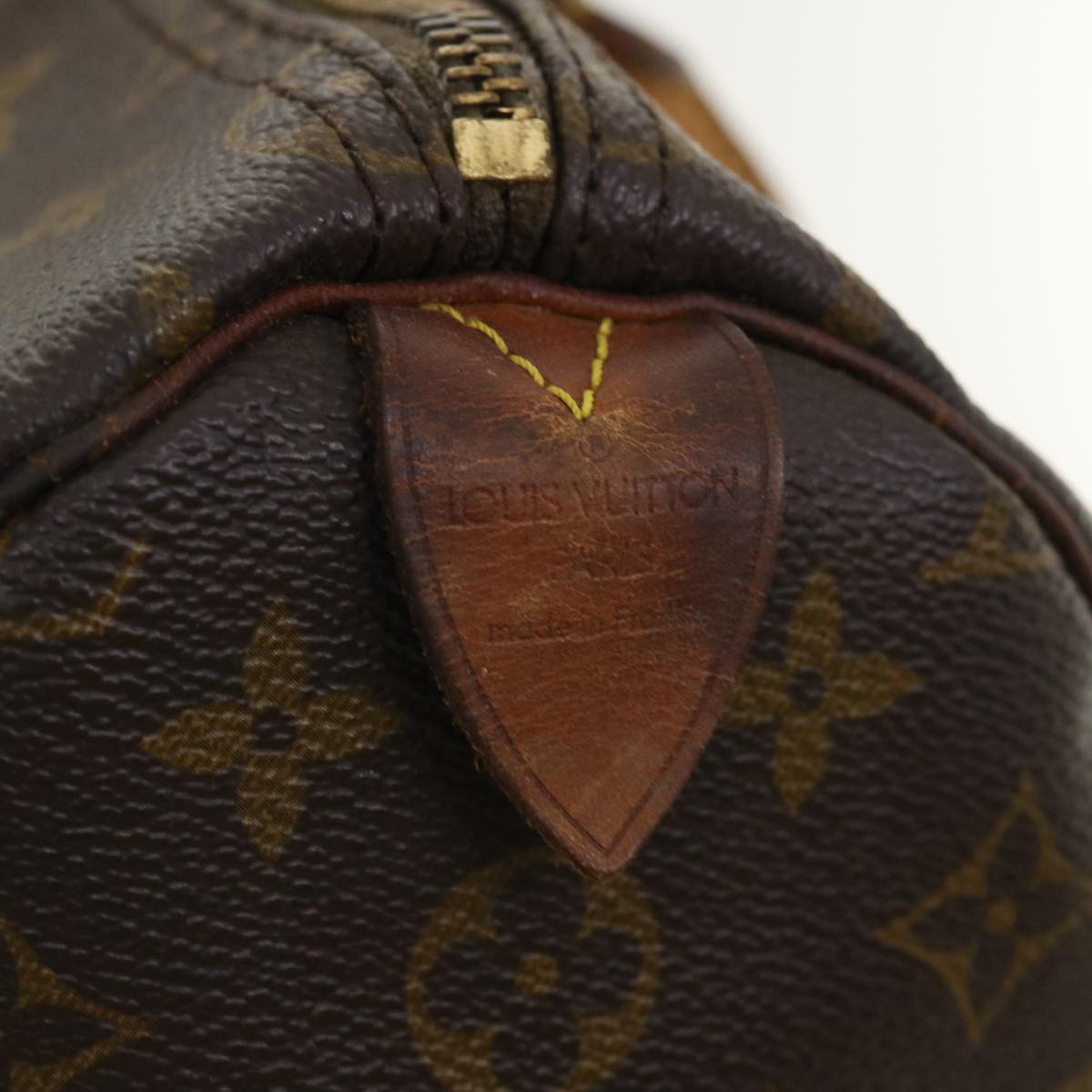 LOUIS VUITTON Monogram Speedy 30 Hand Bag M41526 LV Auth am3258