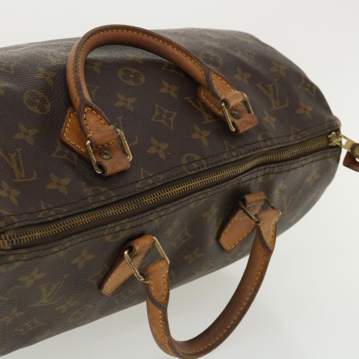 LOUIS VUITTON Monogram Speedy 30 Hand Bag M41526 LV Auth am3258