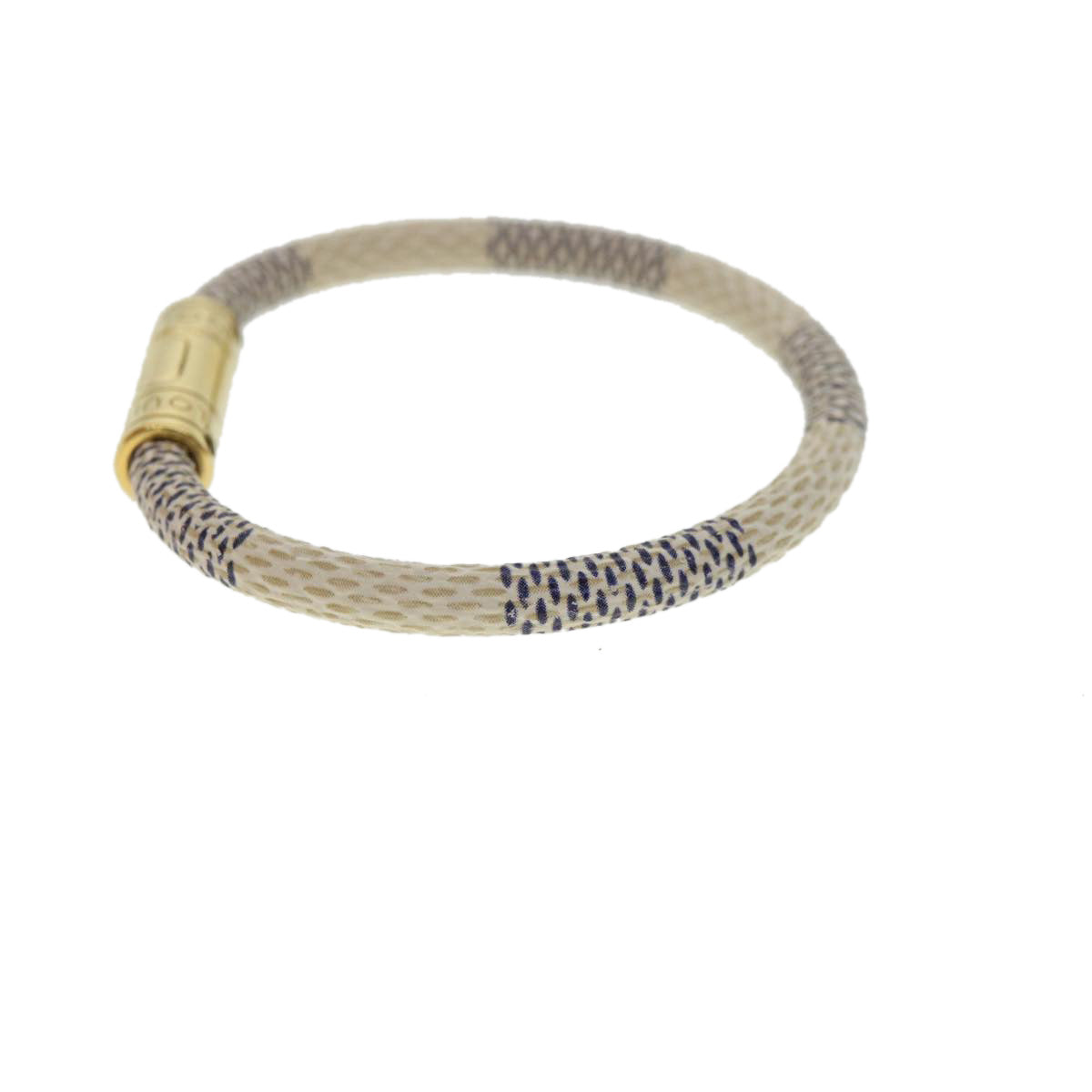 LOUIS VUITTON Damier Azur Bracelet keep it Bracelet M6138E LV Auth am3307