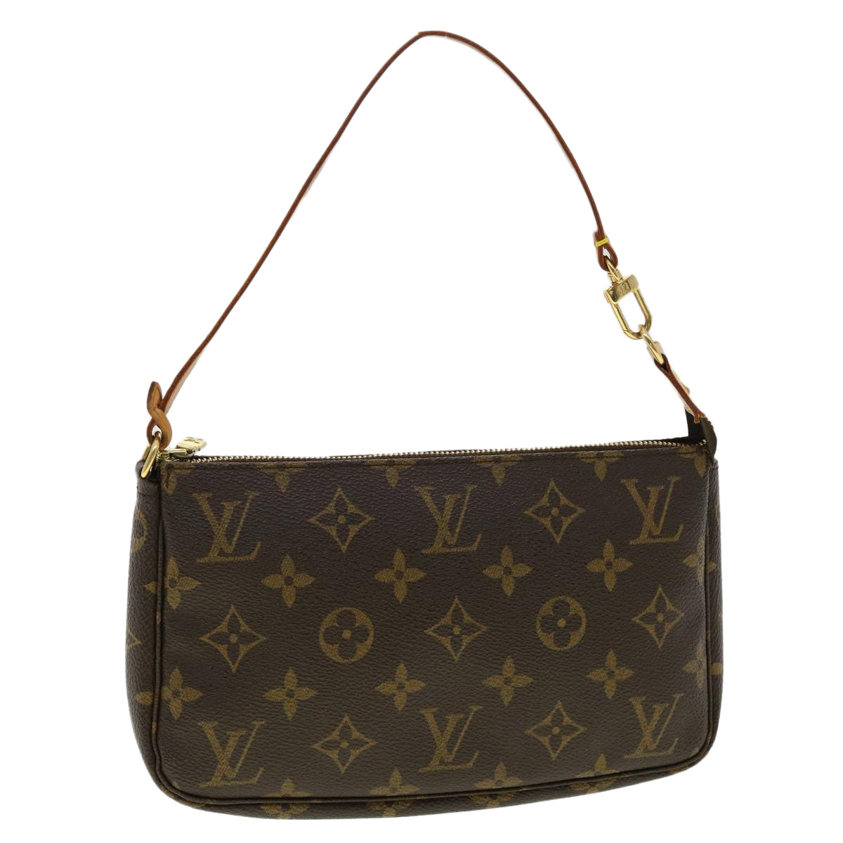 LOUIS VUITTON Monogram Pochette Accessoires Pouch M51980 LV Auth am3311