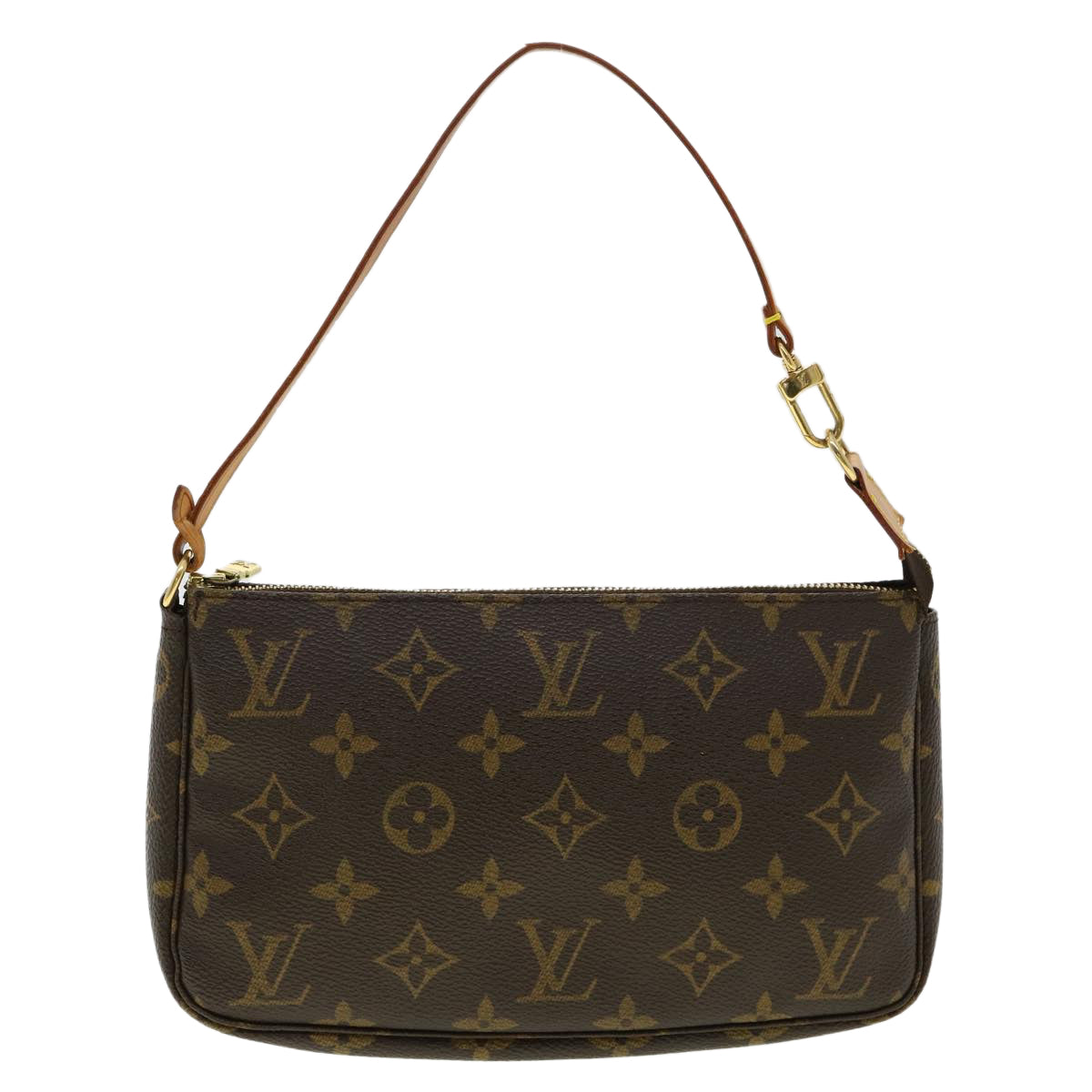 LOUIS VUITTON Monogram Pochette Accessoires Pouch M51980 LV Auth am3311