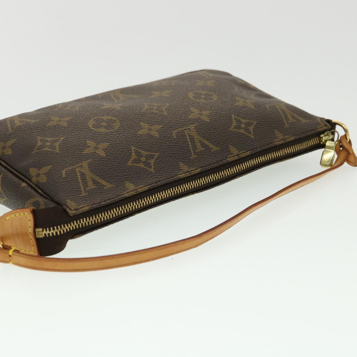 LOUIS VUITTON Monogram Pochette Accessoires Pouch M51980 LV Auth am3311