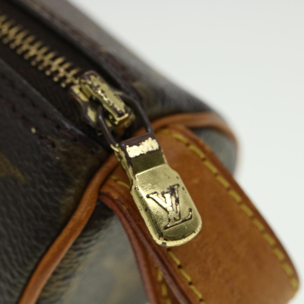 LOUIS VUITTON Monogram Trousse Rondo Pouch M47630 LV Auth am3312