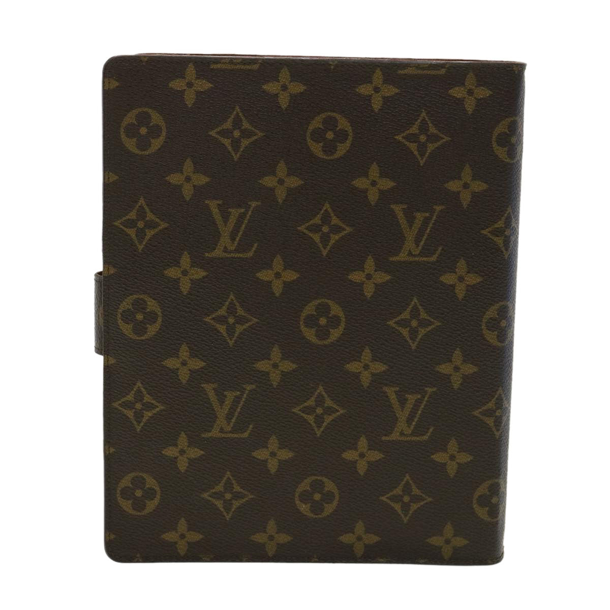 LOUIS VUITTON Monogram Agenda GM Day Planner Cover R20006 LV Auth am3317