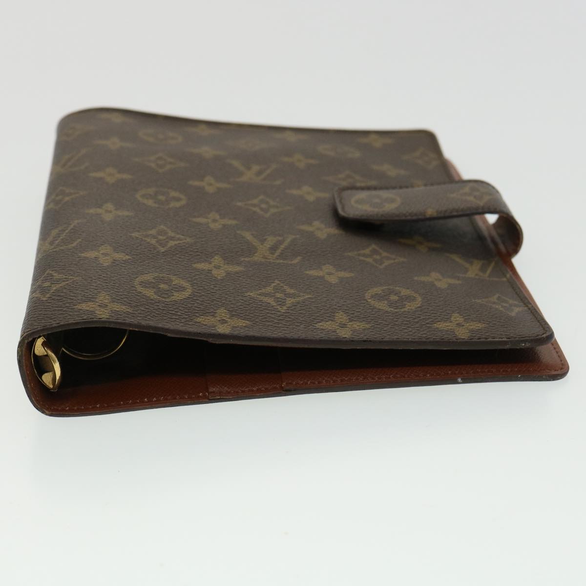 LOUIS VUITTON Monogram Agenda GM Day Planner Cover R20006 LV Auth am3317