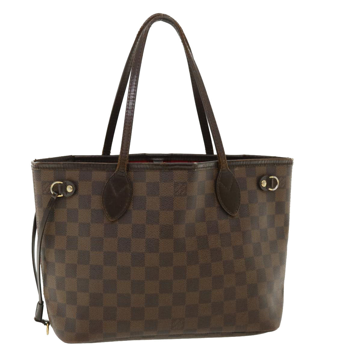 LOUIS VUITTON Damier Ebene Neverfull PM Tote Bag N51109 LV Auth am3318