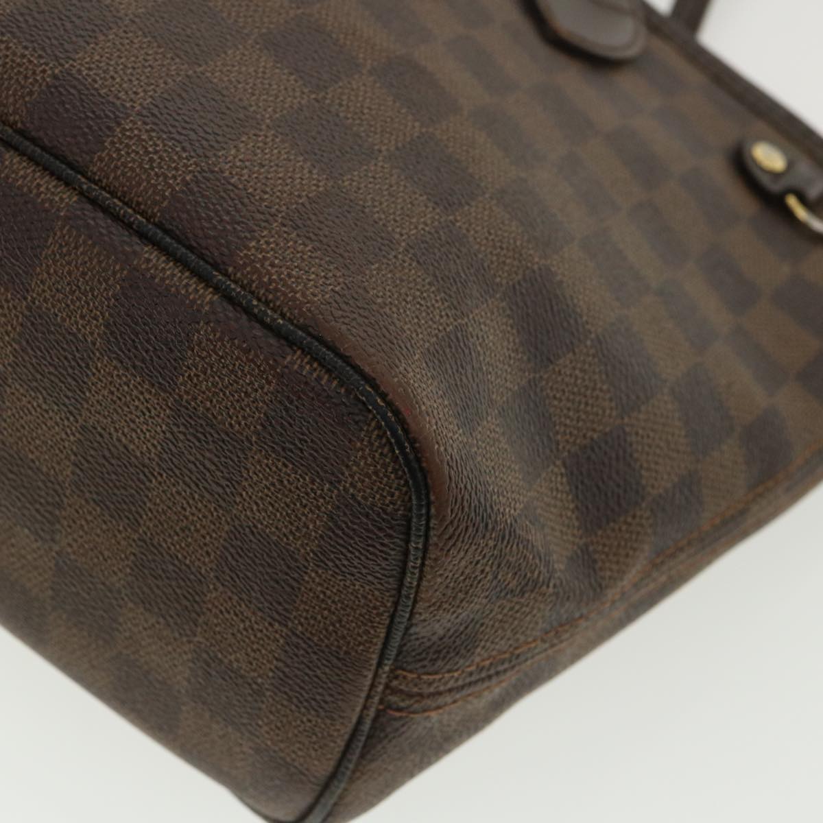 LOUIS VUITTON Damier Ebene Neverfull PM Tote Bag N51109 LV Auth am3318