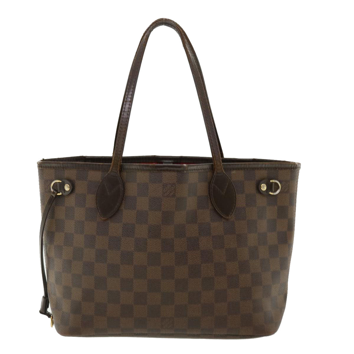 LOUIS VUITTON Damier Ebene Neverfull PM Tote Bag N51109 LV Auth am3318