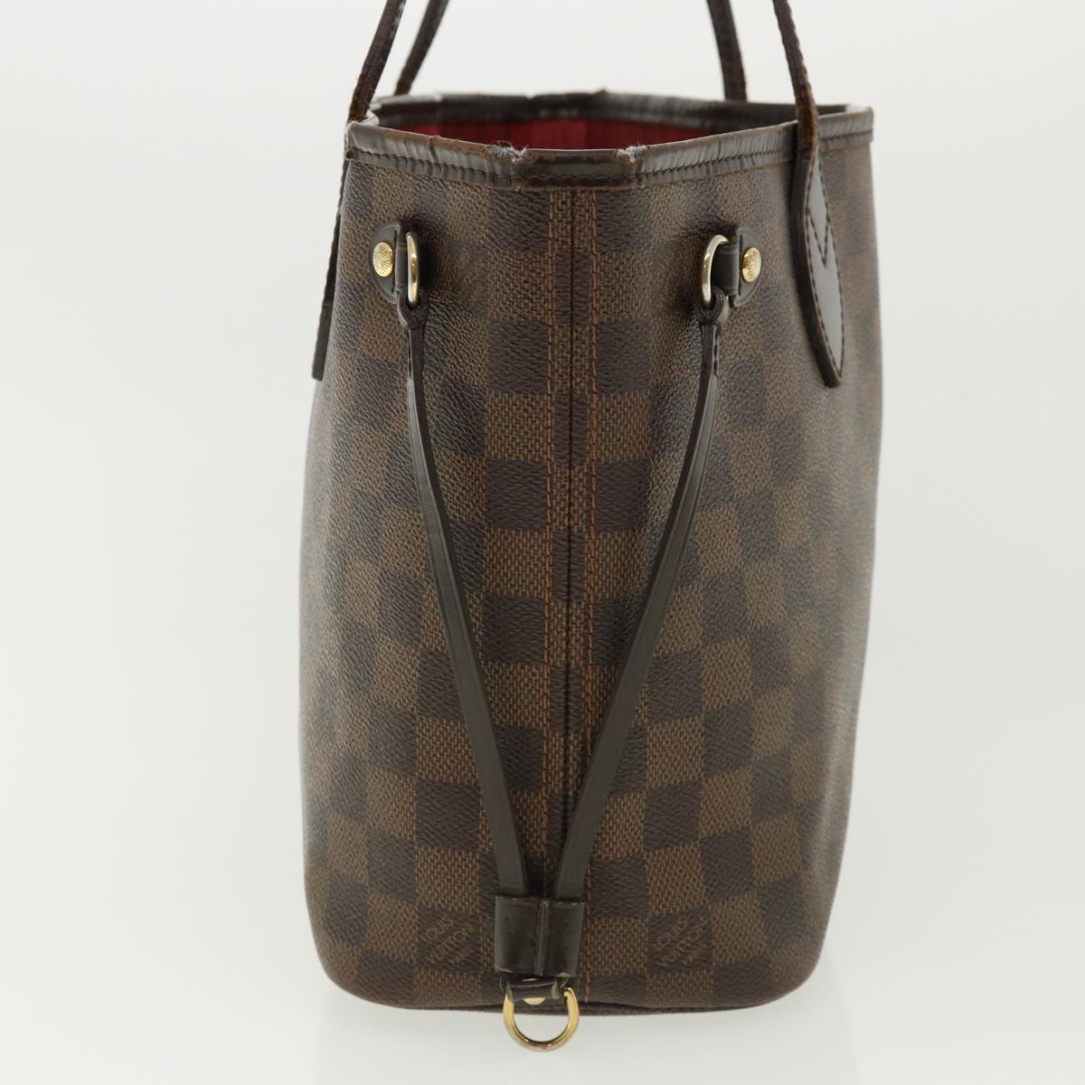 LOUIS VUITTON Damier Ebene Neverfull PM Tote Bag N51109 LV Auth am3318