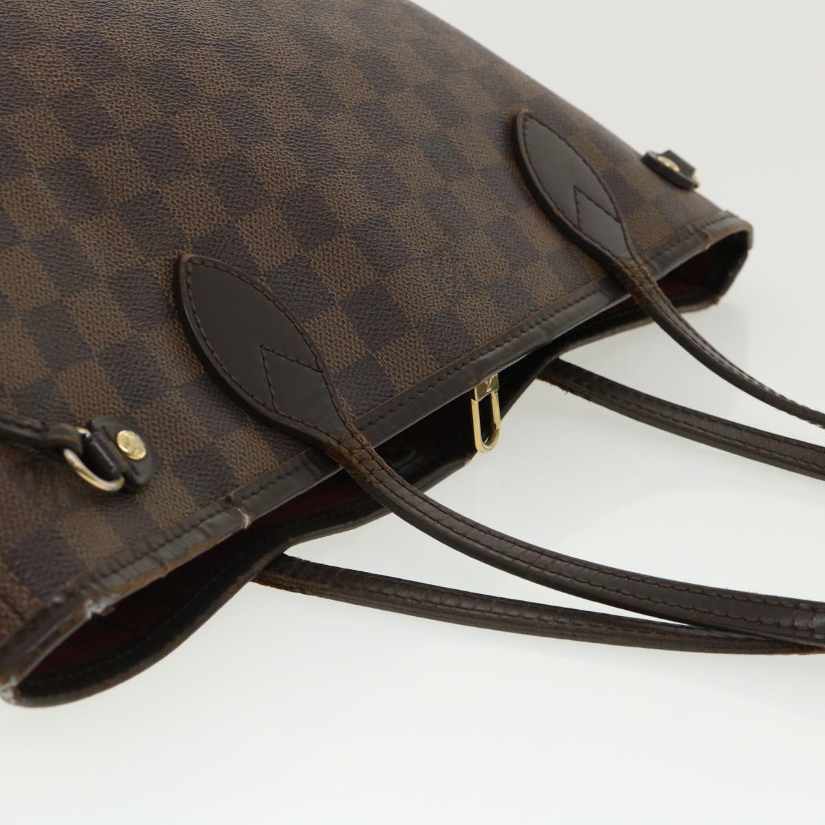 LOUIS VUITTON Damier Ebene Neverfull PM Tote Bag N51109 LV Auth am3318