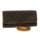 LOUIS VUITTON Monogram Pochette Twin GM Shoulder Bag M51852 LV Auth am3387-1