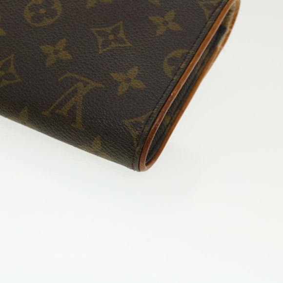 LOUIS VUITTON Monogram Pochette Twin GM Shoulder Bag M51852 LV Auth am3387