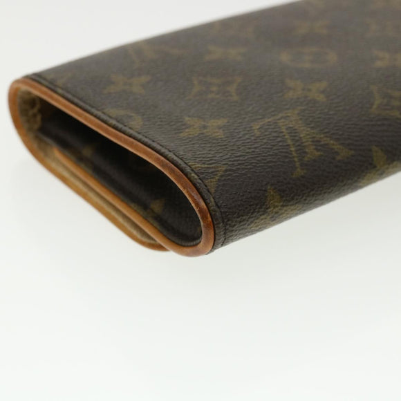 LOUIS VUITTON Monogram Pochette Twin GM Shoulder Bag M51852 LV Auth am3387