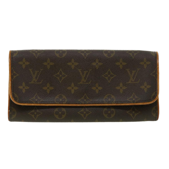 LOUIS VUITTON Monogram Pochette Twin GM Shoulder Bag M51852 LV Auth am3387