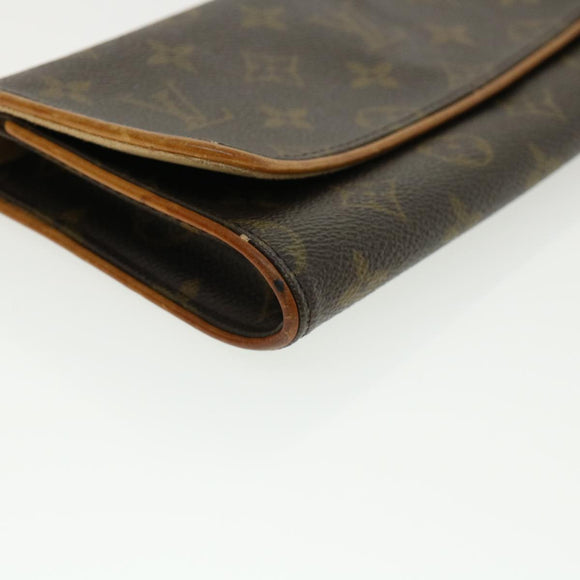 LOUIS VUITTON Monogram Pochette Twin GM Shoulder Bag M51852 LV Auth am3387