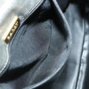 BALLY Matelasse Backpack Leather Silver Auth am3396-23