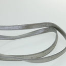 BALLY Matelasse Backpack Leather Silver Auth am3396-14