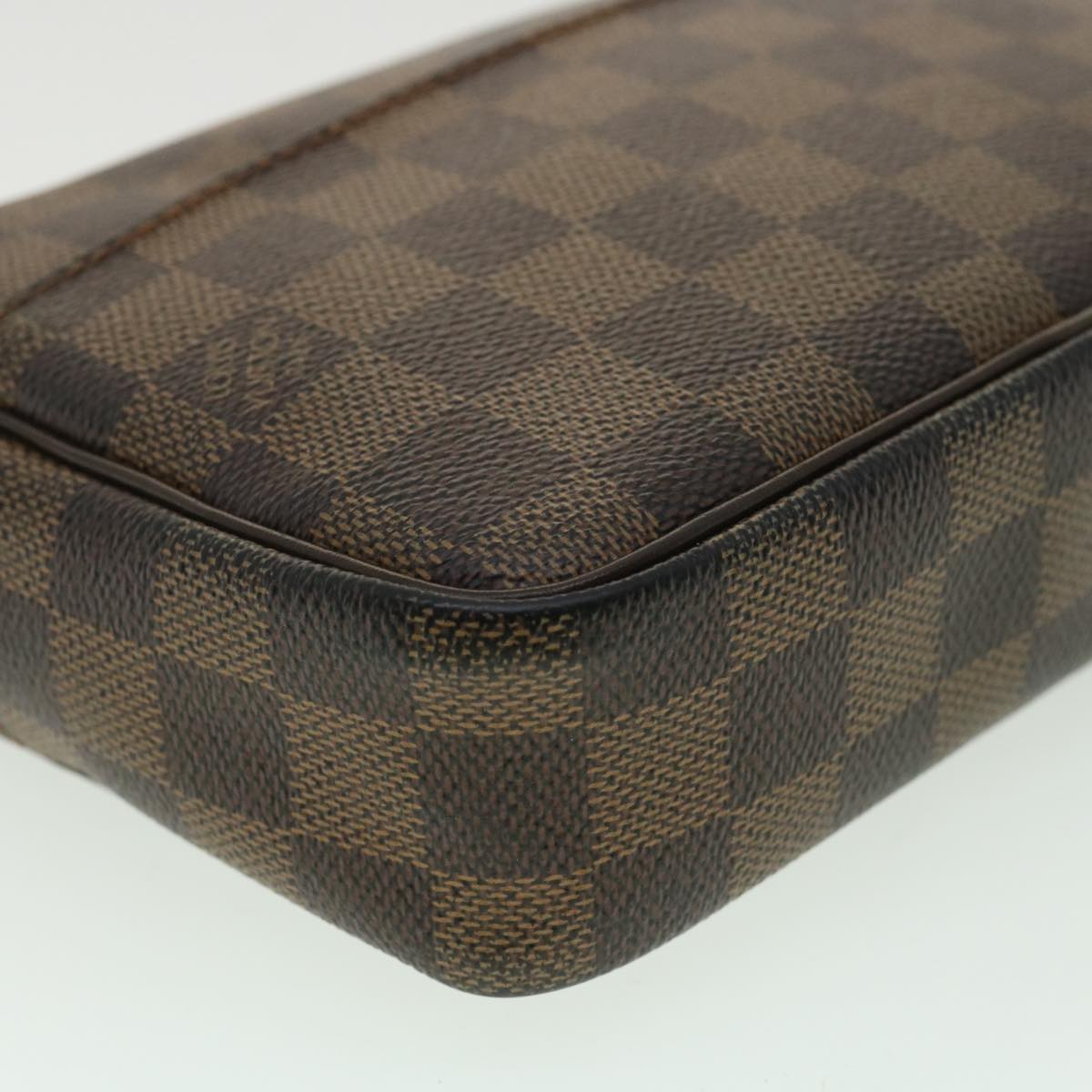 LOUIS VUITTON Damier Ebene Pochette Billets Macau Clutch Bag N61739 Auth am3450