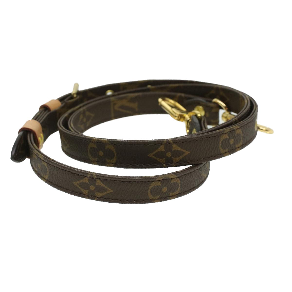 LOUIS VUITTON Monogram Shoulder Strap 43.7"" LV Auth am3452