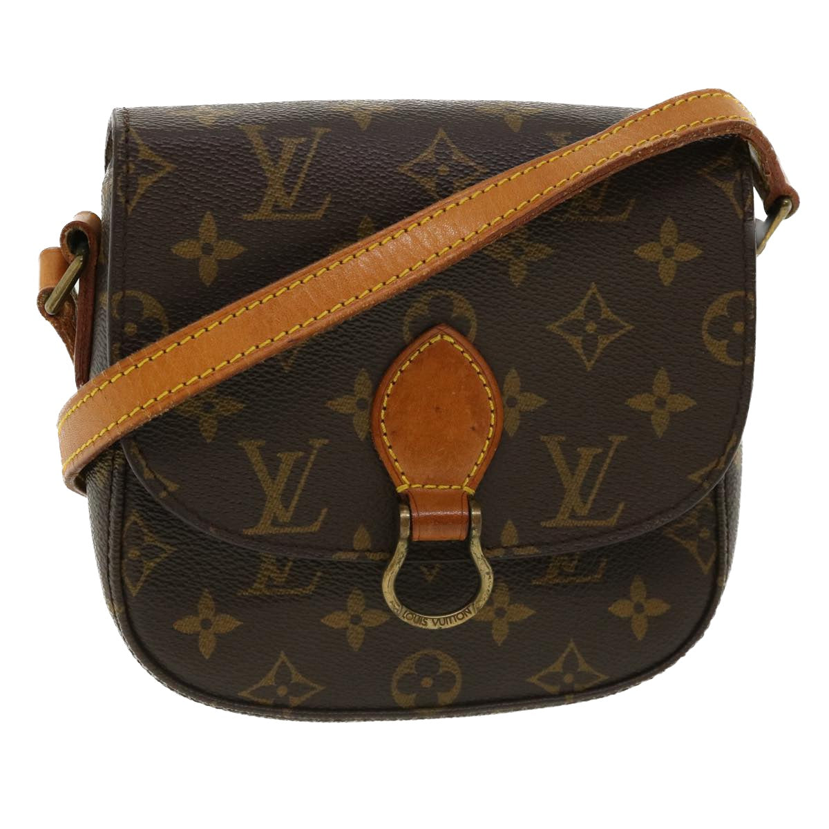 LOUIS VUITTON Monogram Saint Cloud PM Shoulder Bag M51244 LV Auth am3460