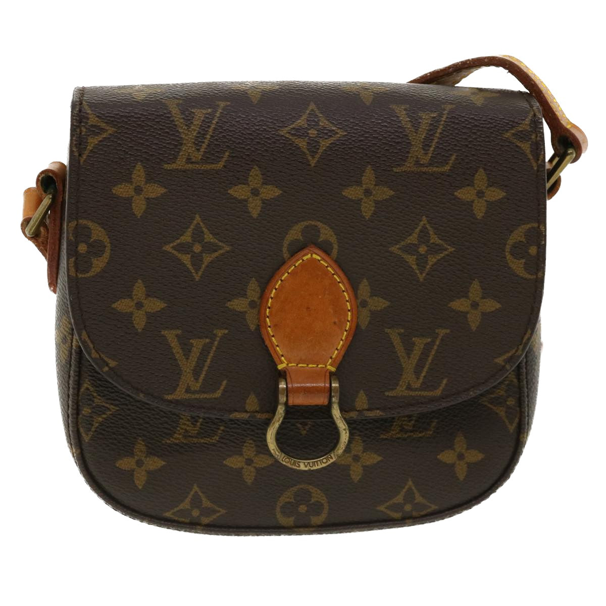 LOUIS VUITTON Monogram Saint Cloud PM Shoulder Bag M51244 LV Auth am3460