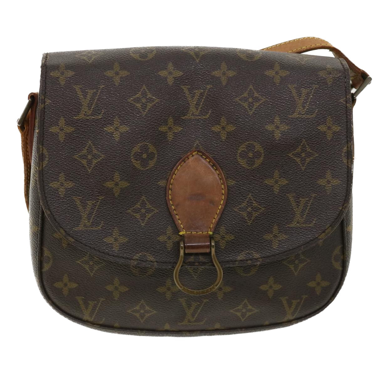 LOUIS VUITTON Monogram Saint Cloud GM Shoulder Bag M51242 LV Auth am3467