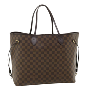 LOUIS VUITTON Damier Ebene Neverfull GM Tote Bag N51106 LV Auth am3481