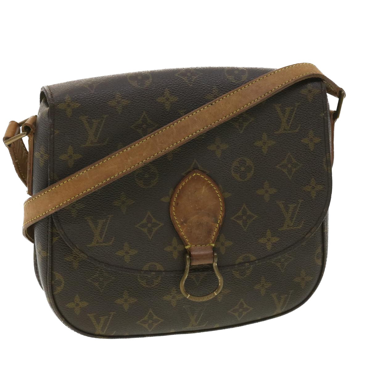 LOUIS VUITTON Monogram Saint Cloud GM Shoulder Bag M51242 LV Auth am3488