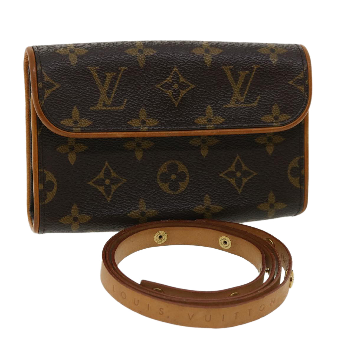 LOUIS VUITTON Monogram Pochette Florentine Waist Bag M51855 LV Auth am3493