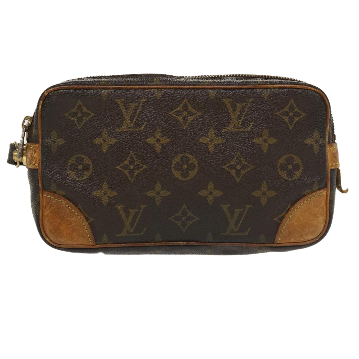 LOUIS VUITTON Monogram Marly Dragonne PM Clutch Bag M51827 LV Auth am3494