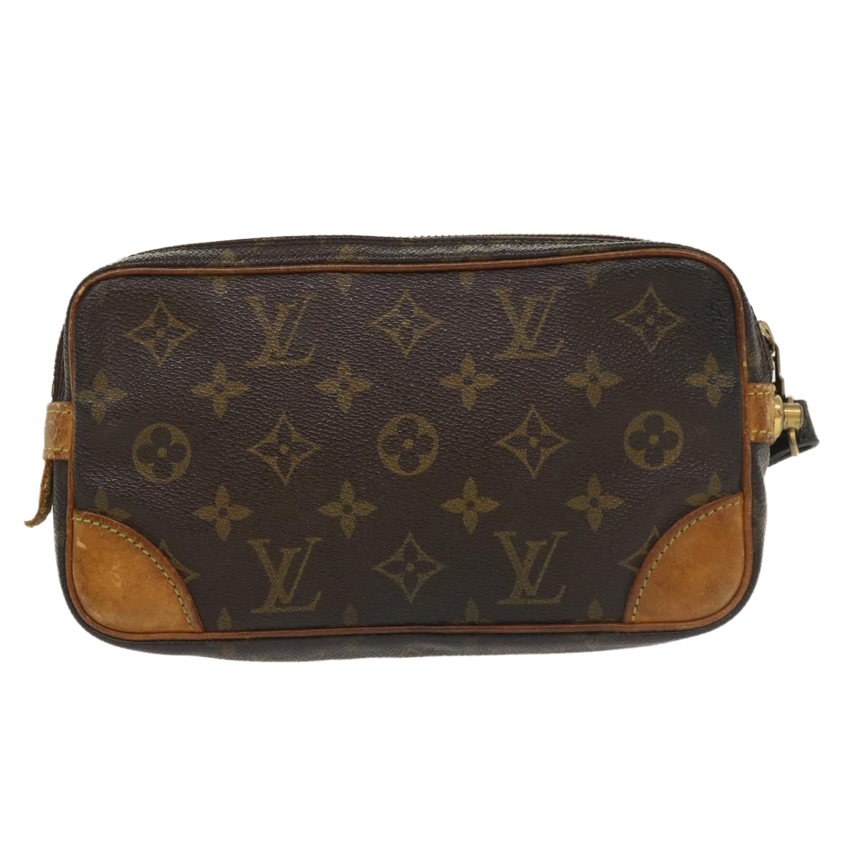 LOUIS VUITTON Monogram Marly Dragonne PM Clutch Bag M51827 LV Auth am3494 - 0