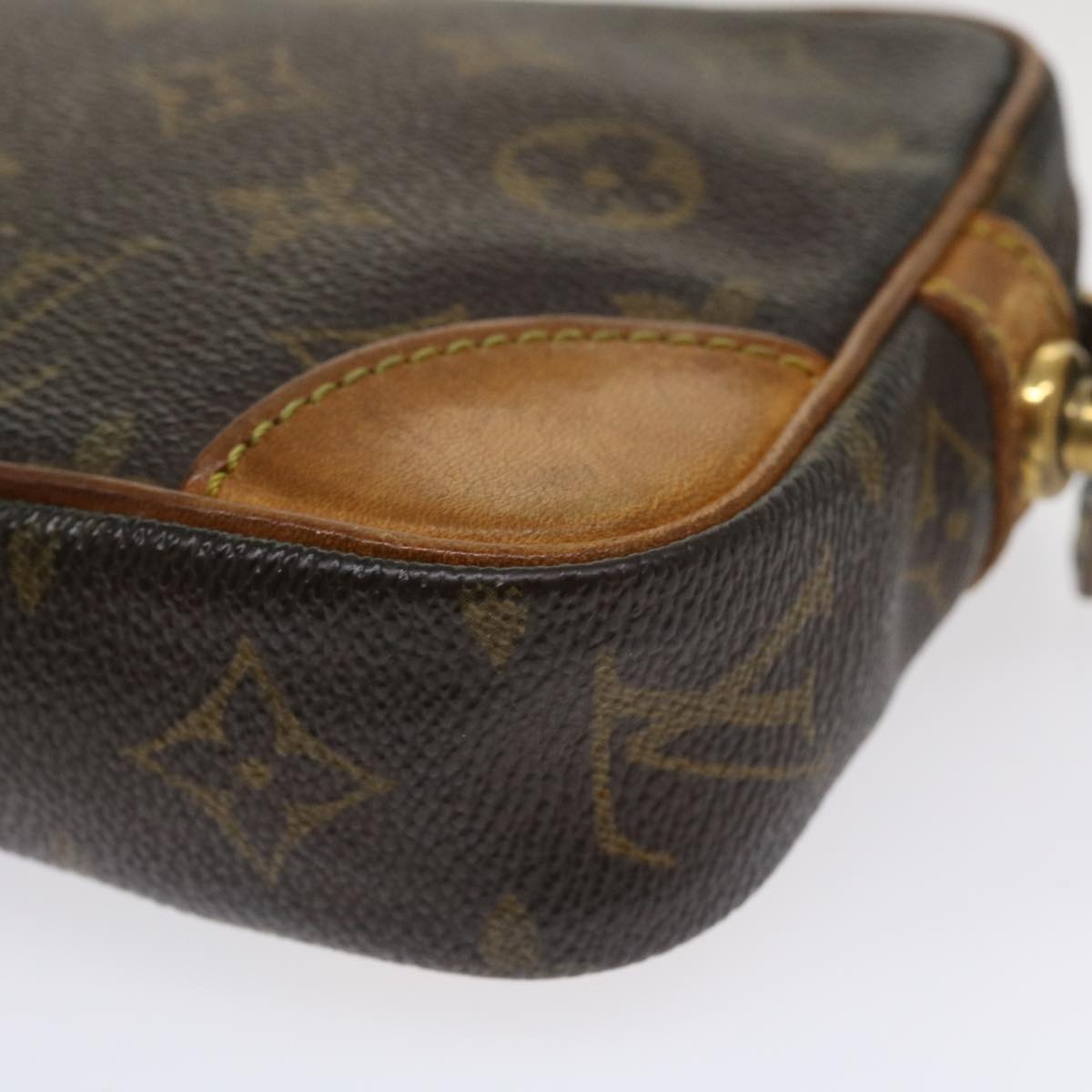 LOUIS VUITTON Monogram Marly Dragonne PM Clutch Bag M51827 LV Auth am3494