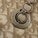 Christian Dior Trotter Canvas Chain Tote Bag PVC Leather Beige Auth am3502-10