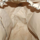 Christian Dior Trotter Canvas Chain Tote Bag PVC Leather Beige Auth am3502-19