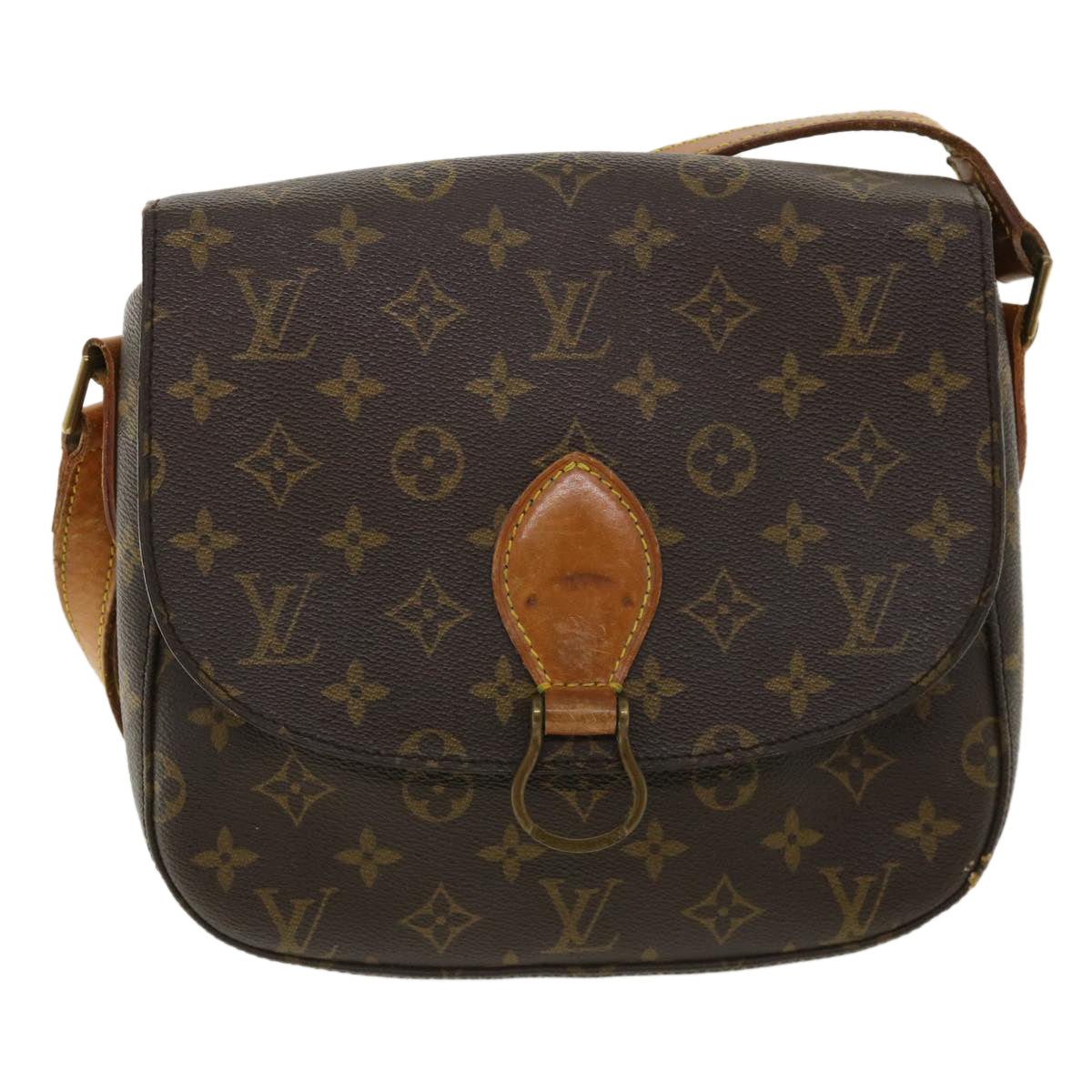 LOUIS VUITTON Monogram Saint Cloud GM Shoulder Bag M51242 LV Auth am3512