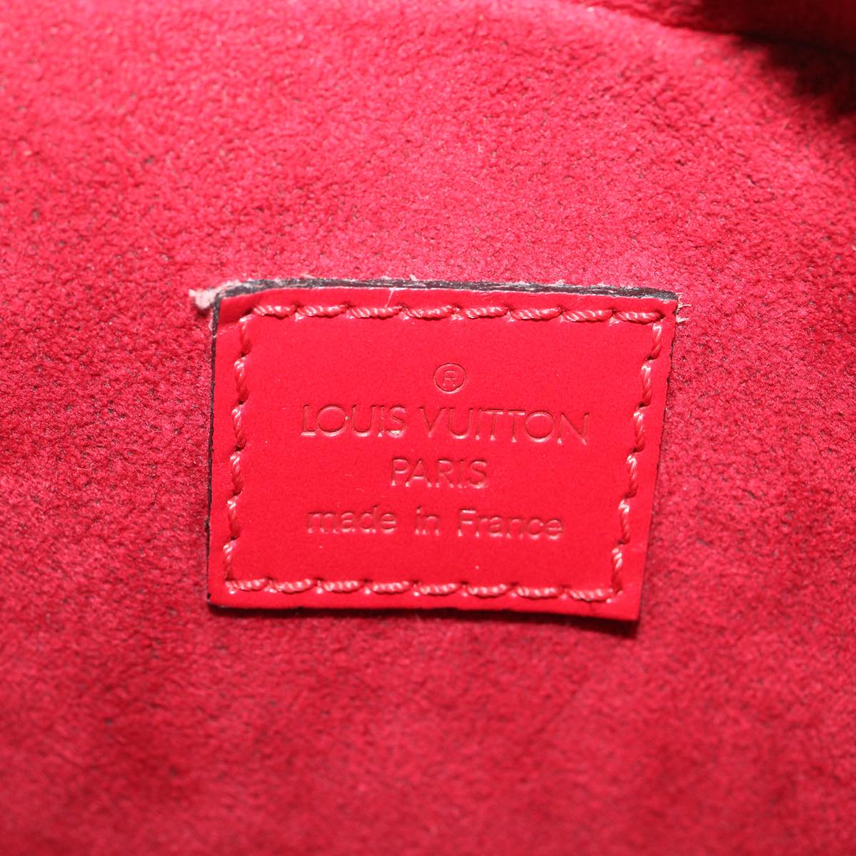 LOUIS VUITTON Epi Sablon Hand Bag Castilian Red M52047 LV Auth am3517