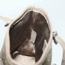 LOUIS VUITTON Monogram Satin Little bucket Hand Bag Beige M92145 LV Auth am3521A-20