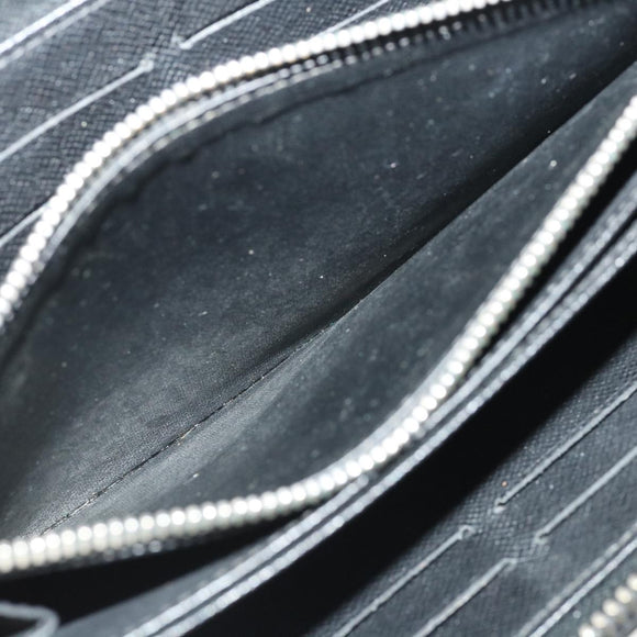 LOUIS VUITTON Damier Ebene Epi Wallet Leather 3Set Black White LV Auth am3539