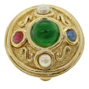 Christian Dior Earring metal Gold Auth am3562-10