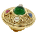 Christian Dior Earring metal Gold Auth am3562-15