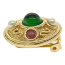 Christian Dior Earring metal Gold Auth am3562-4