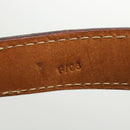 CELINE Macadam Canvas Hand Bag PVC Leather Brown Auth am3590-12