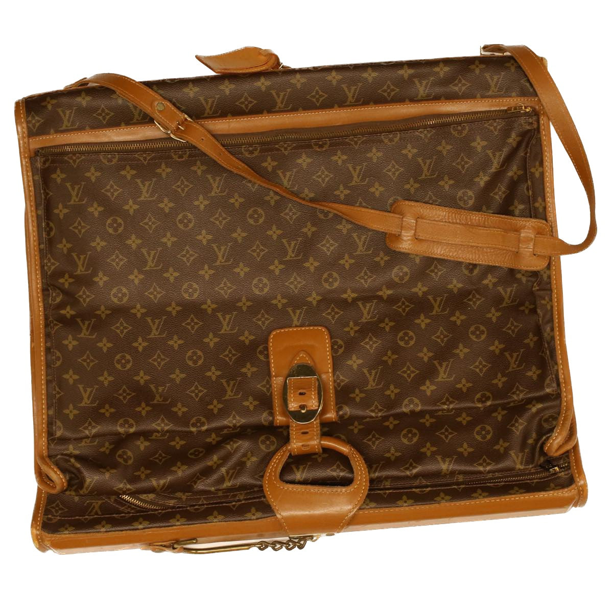 LOUIS VUITTON Monogram Portable Dome Garment Cover T23403 LV Auth am3604