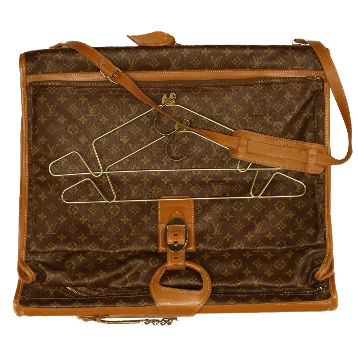 LOUIS VUITTON Monogram Portable Dome Garment Cover T23403 LV Auth am3604