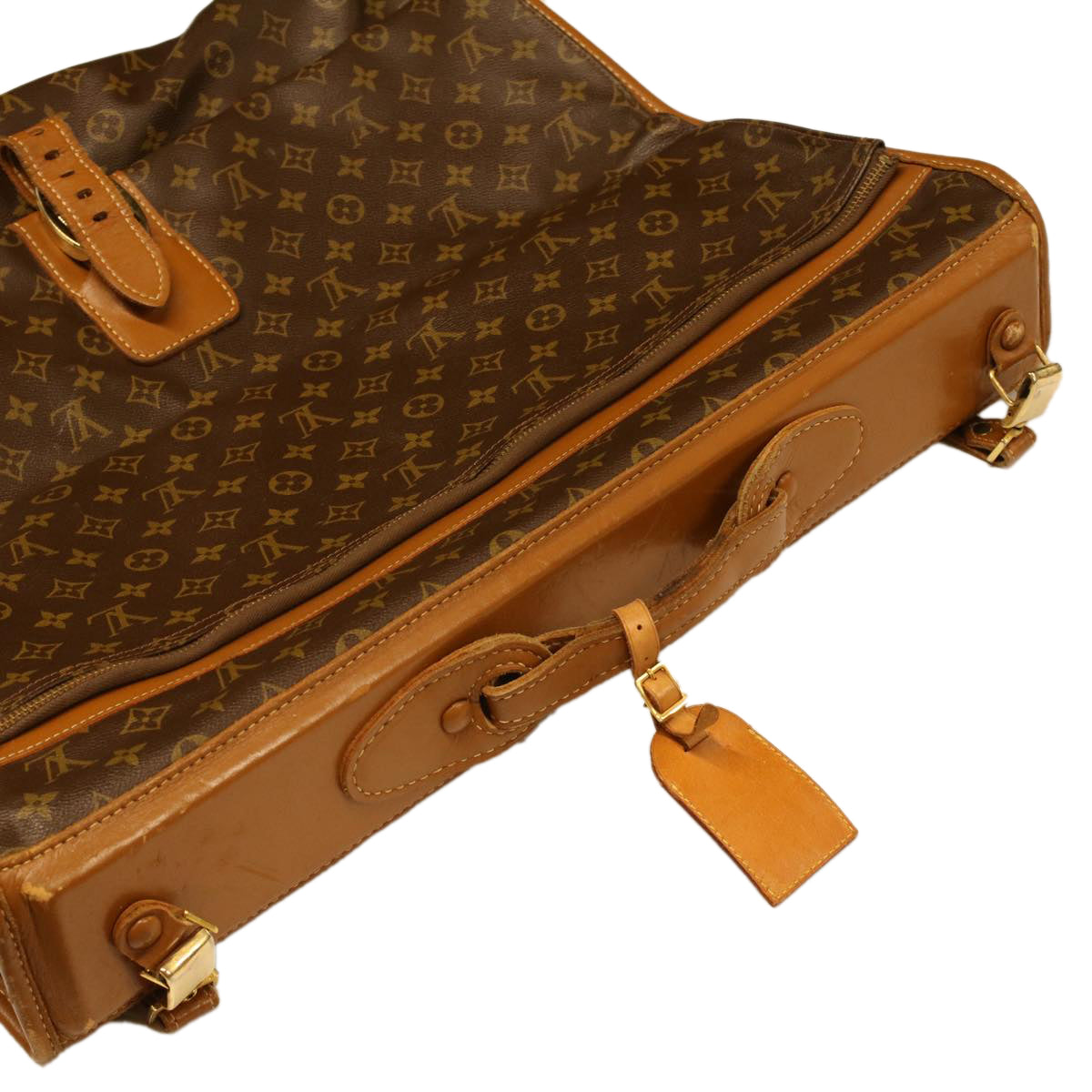 LOUIS VUITTON Monogram Portable Dome Garment Cover T23403 LV Auth am3604