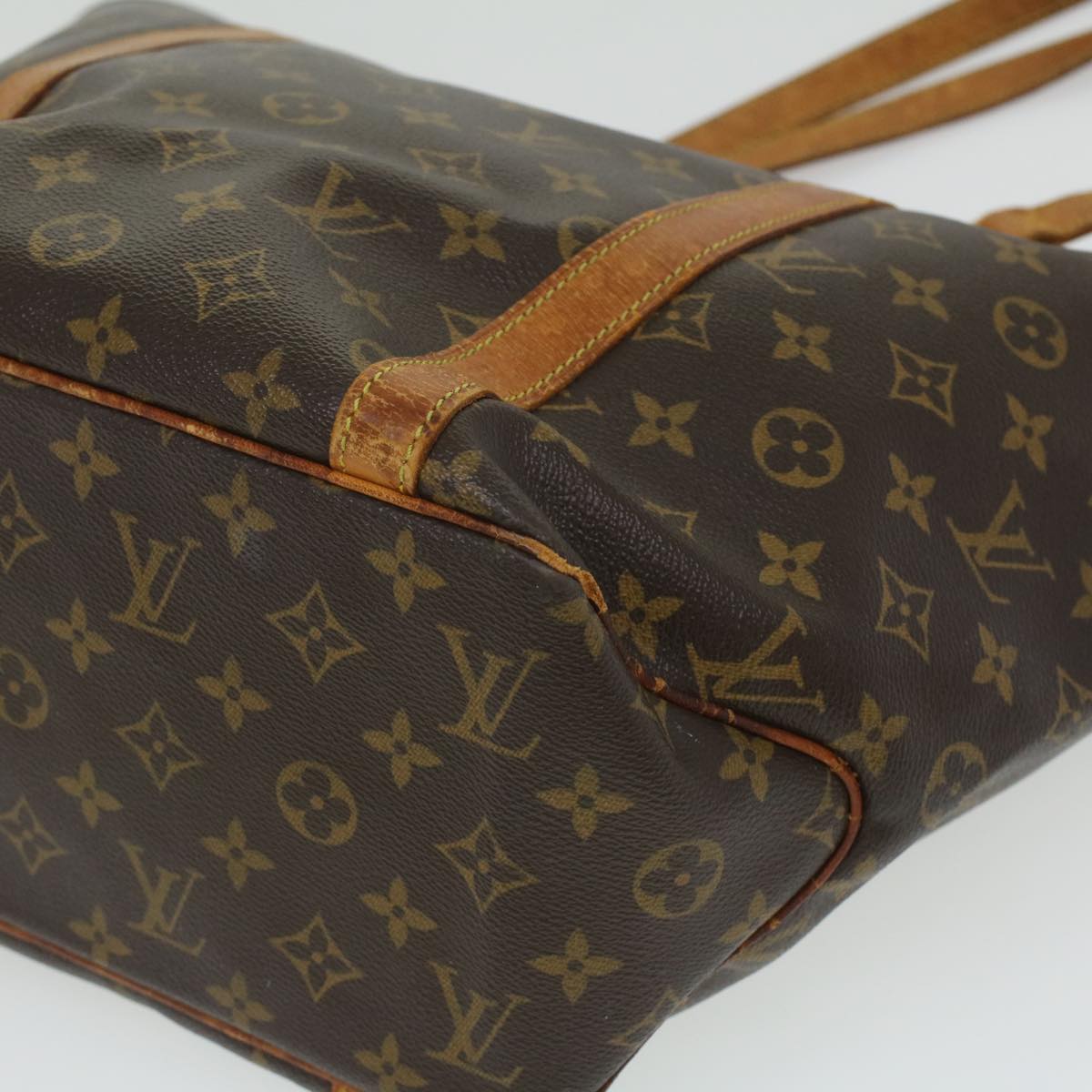 LOUIS VUITTON Monogram Sac Shopping Tote Bag M51108 LV Auth am3605